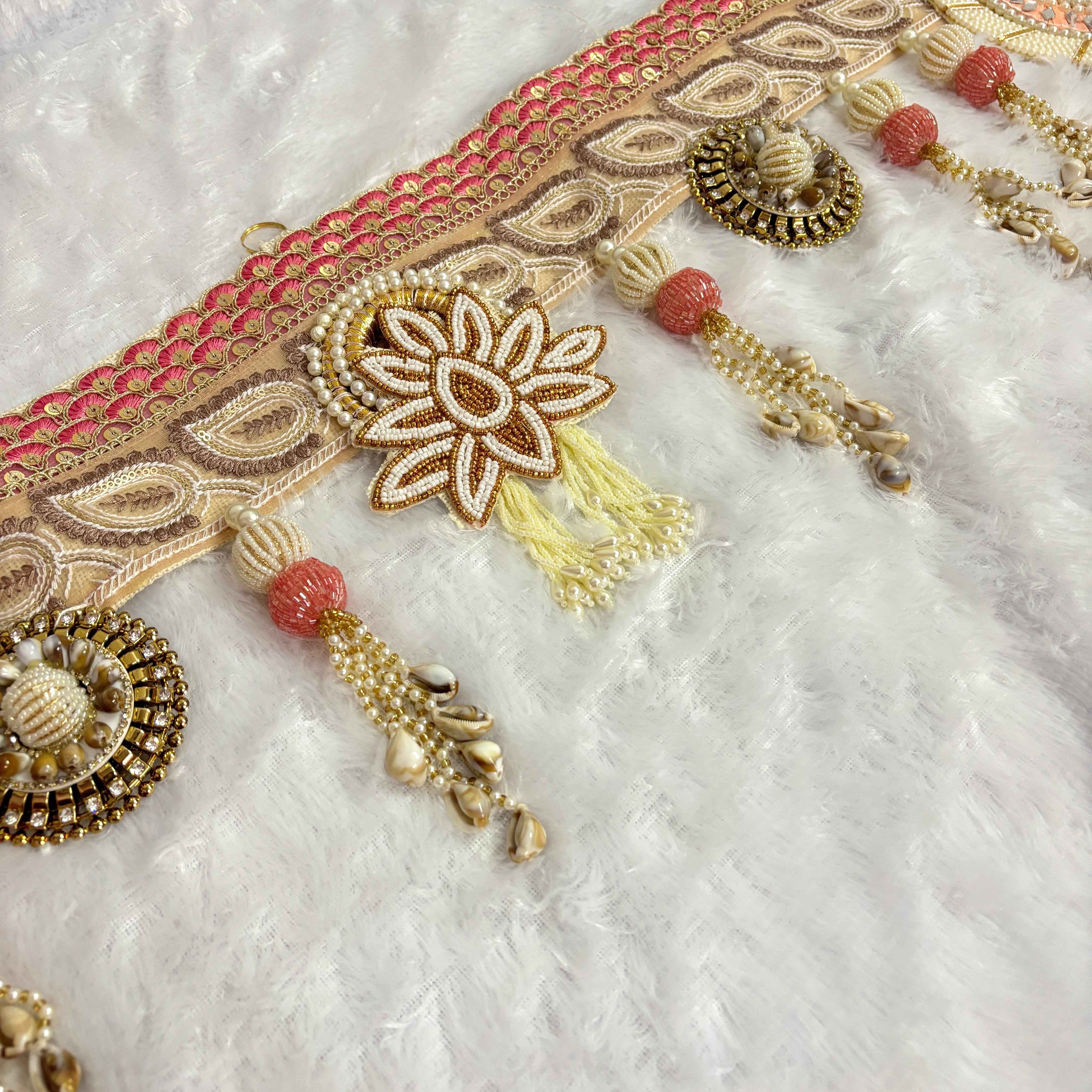 Kaudi Charm | Cowrie Shell Beaded Bandarwal
