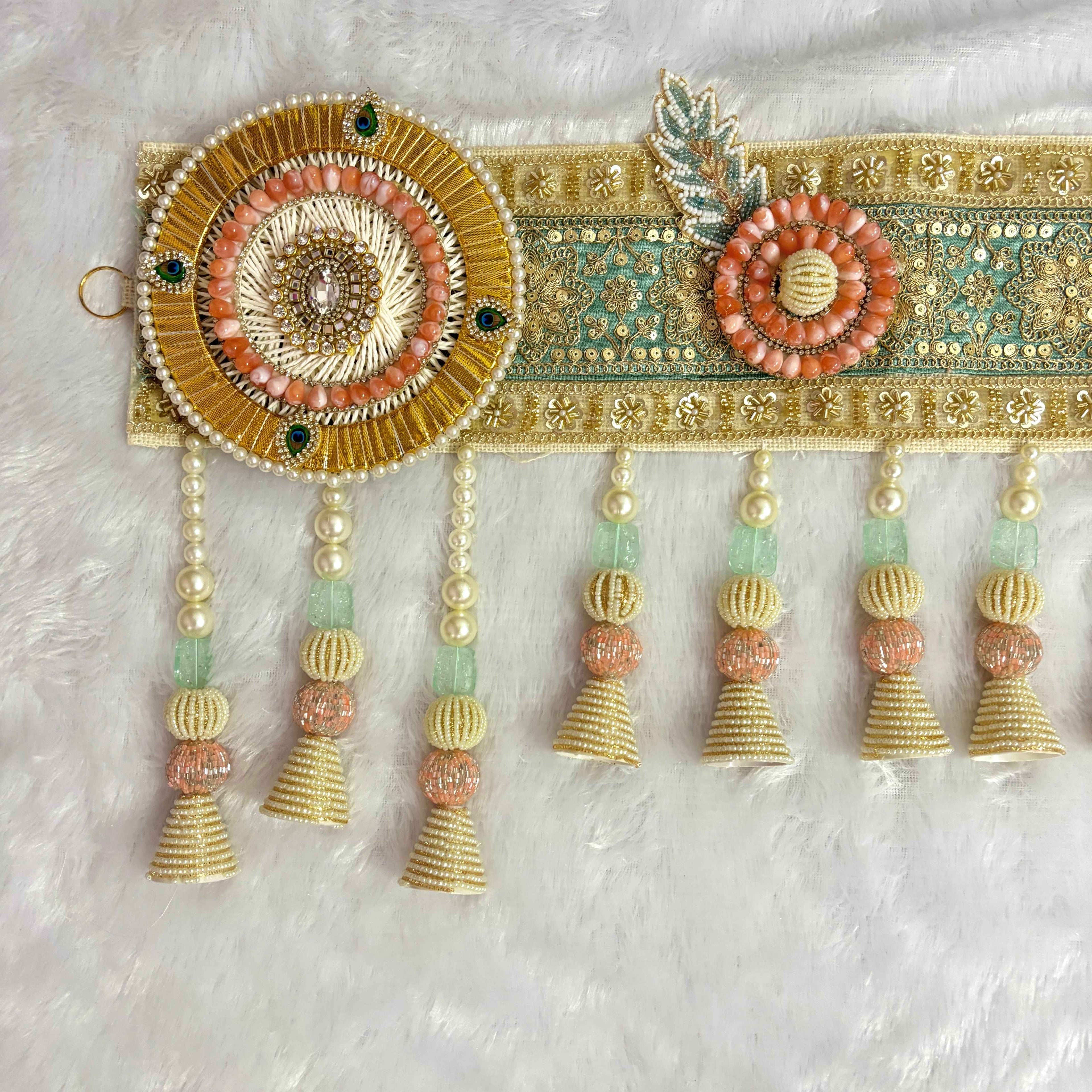 The Maharani | Gold & Teal Luxury Bandarwal