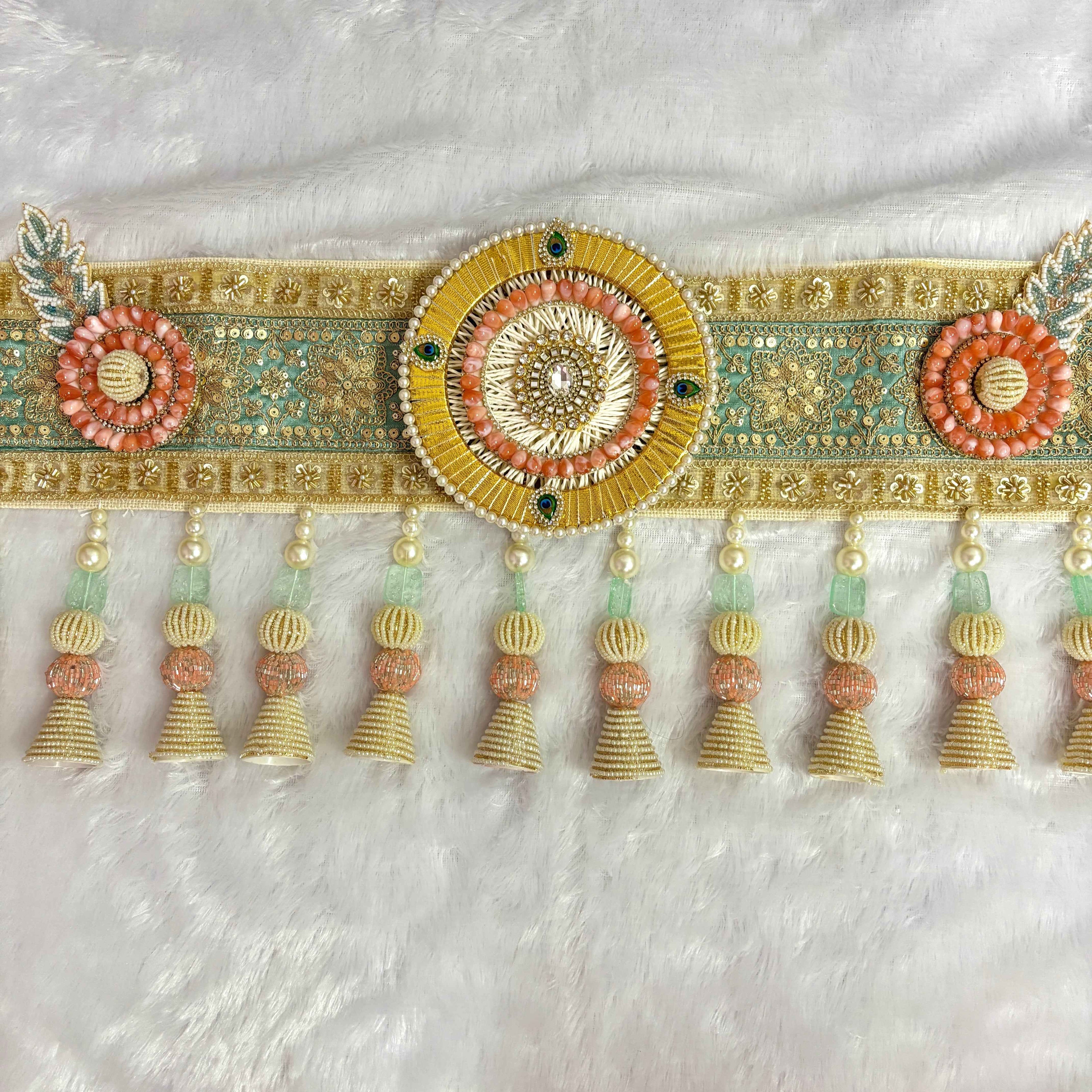 The Maharani | Gold & Teal Luxury Bandarwal