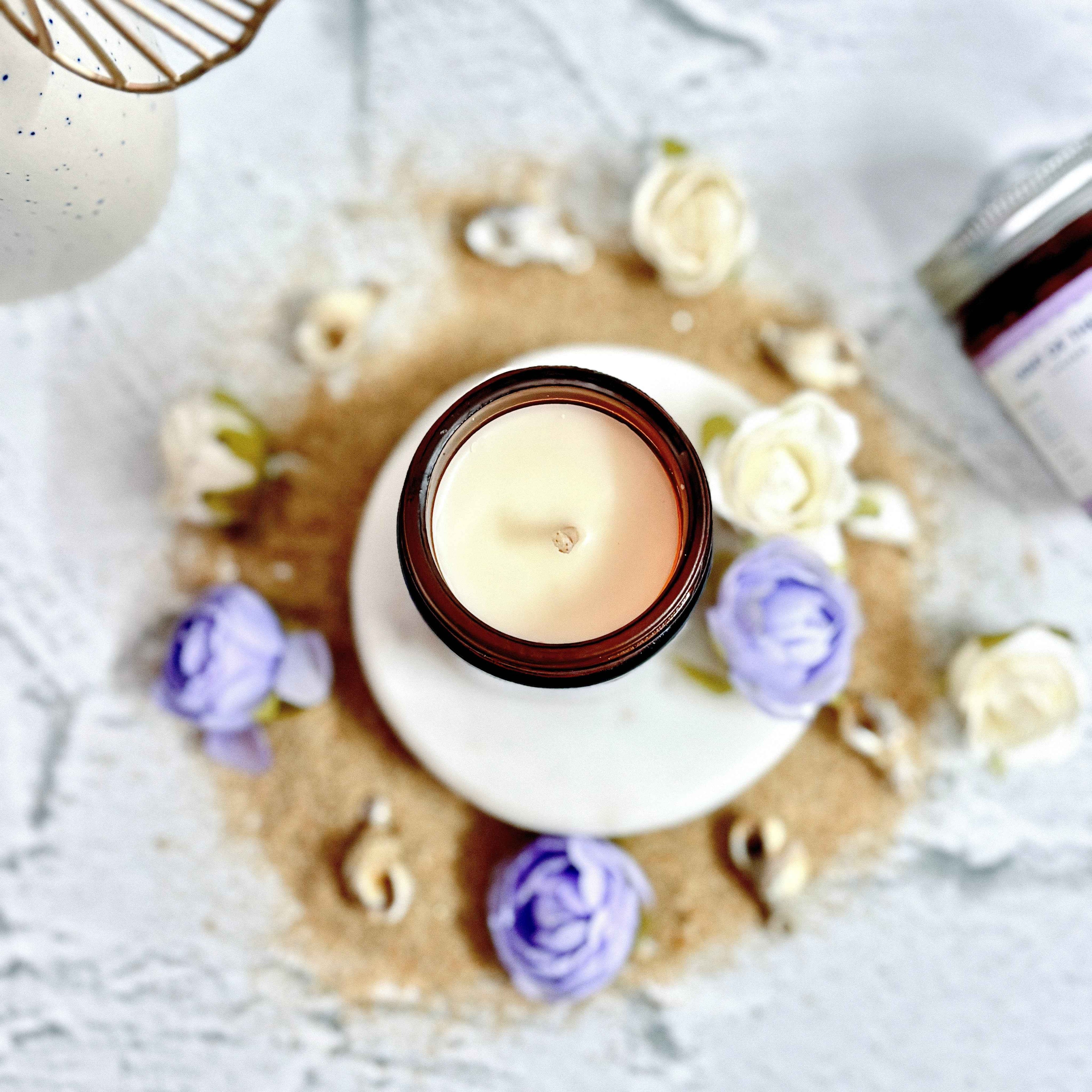 Light of the Morning | Lavender Vanilla Scented Candle Tyohaarvibe - TyohaarVibe